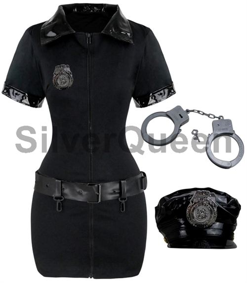 Politi kvinde kostume